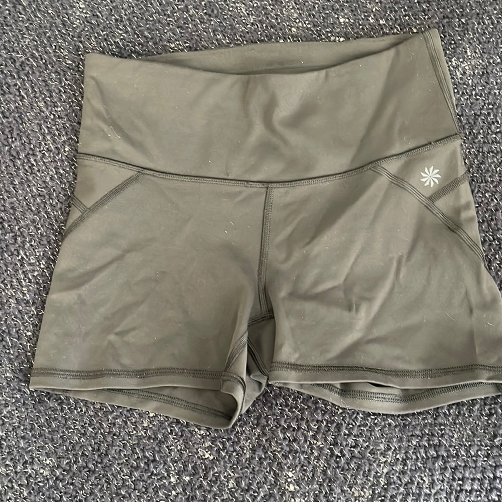 Athleta Sculptek Biker Short for high intensity work outs size small